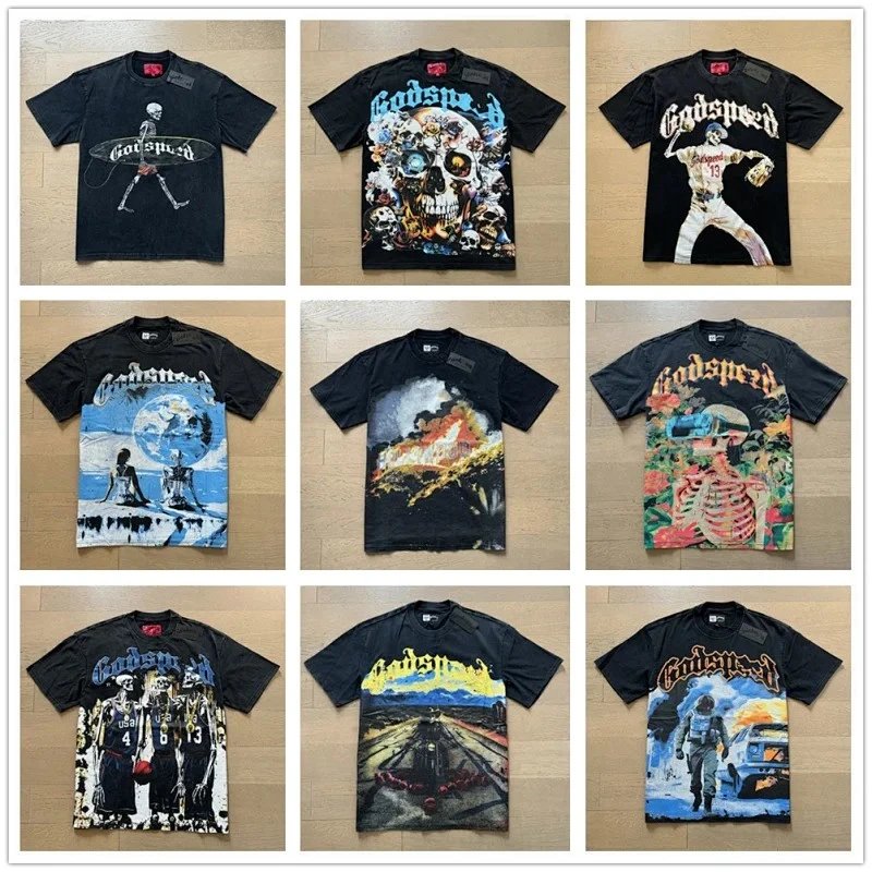 Round neck large size loose short-sleeved T-shirts