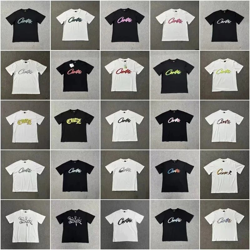 Cortiz Black and White Graphic T-Shirt Combo Pack