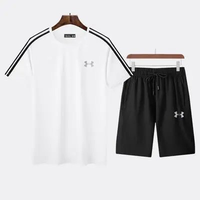 Under Armour Matching Sets Short-Sleeve T-Shirt and Shorts Set — ADM645733 White