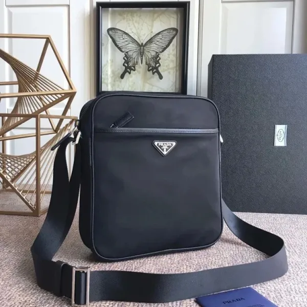 Prada Re-Nylon Crossbody Bag Black - 1