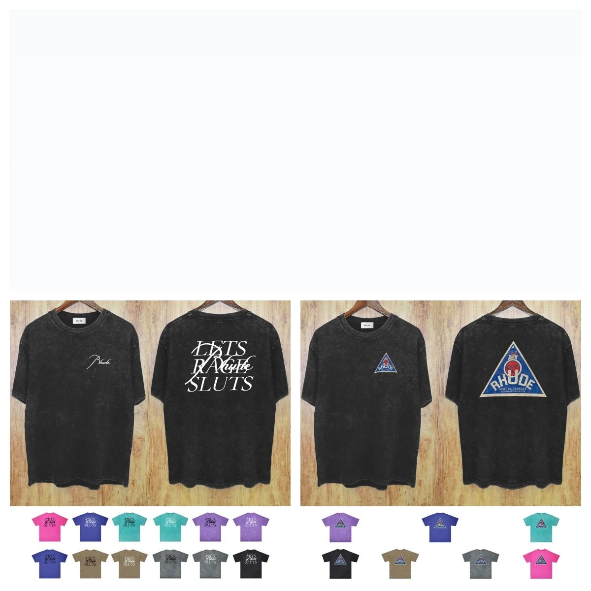 Rhude LETS RAVE SLUTS / Triang