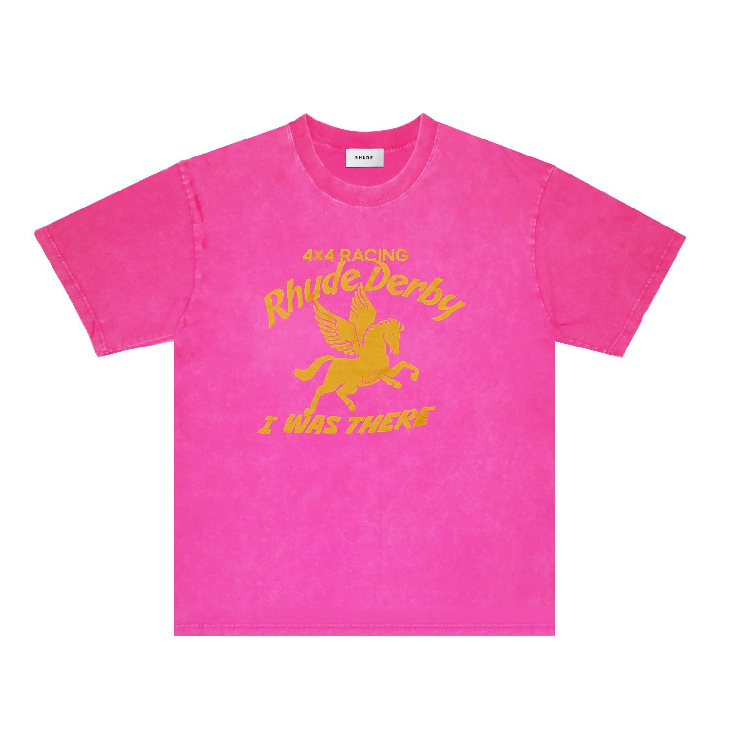 Rhude T-Shirts Oversized Graphic T-Shirt — 7#
