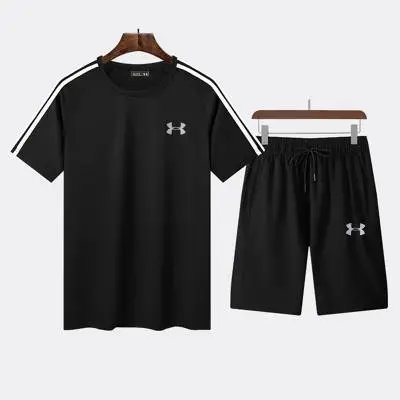 Under Armour Matching Sets Short-Sleeve T-Shirt and Shorts Set — ADM645733 Black