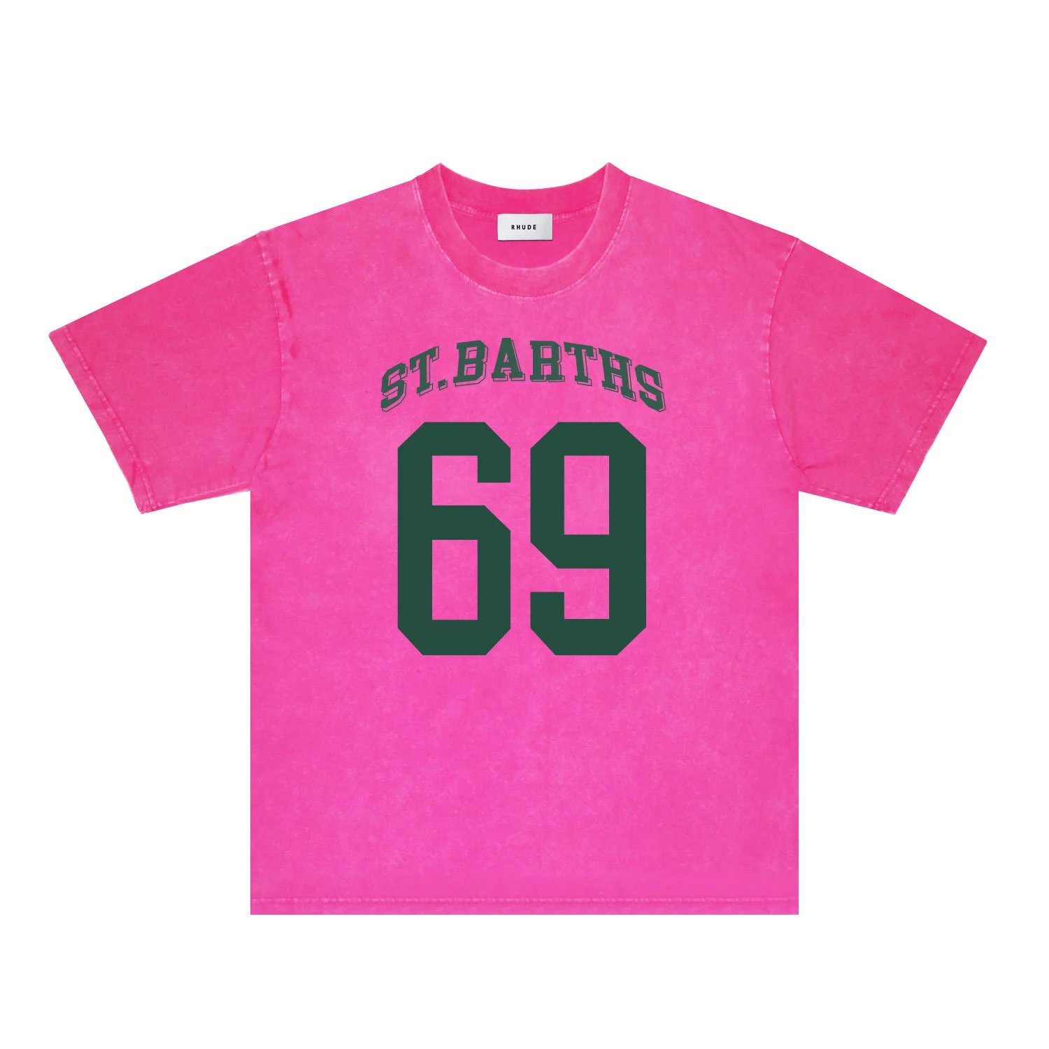 Rhude T-Shirts Oversized Graphic T-Shirt — 1#