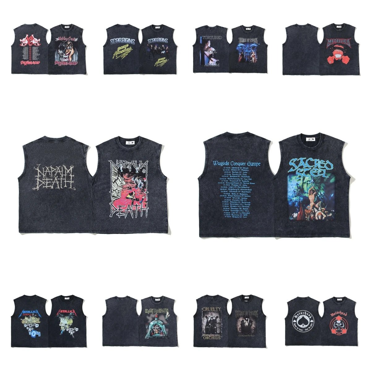 Vintage Rock Band Sleeveless T