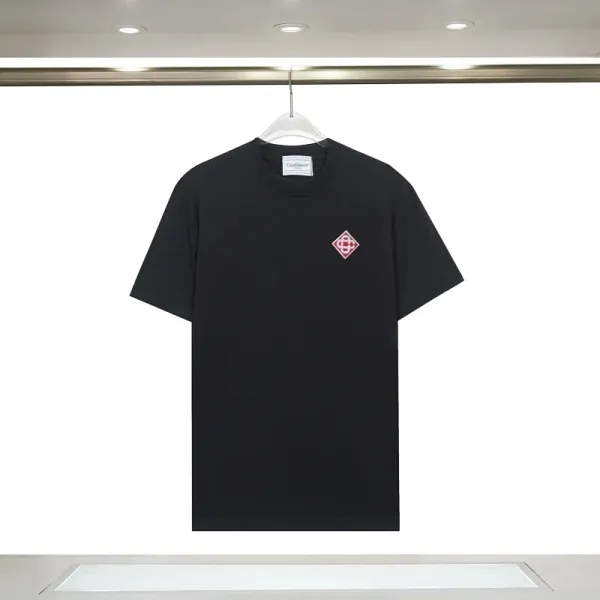 Comme des Garçons Play Black T-Shirt with Red Heart Logo - 1
