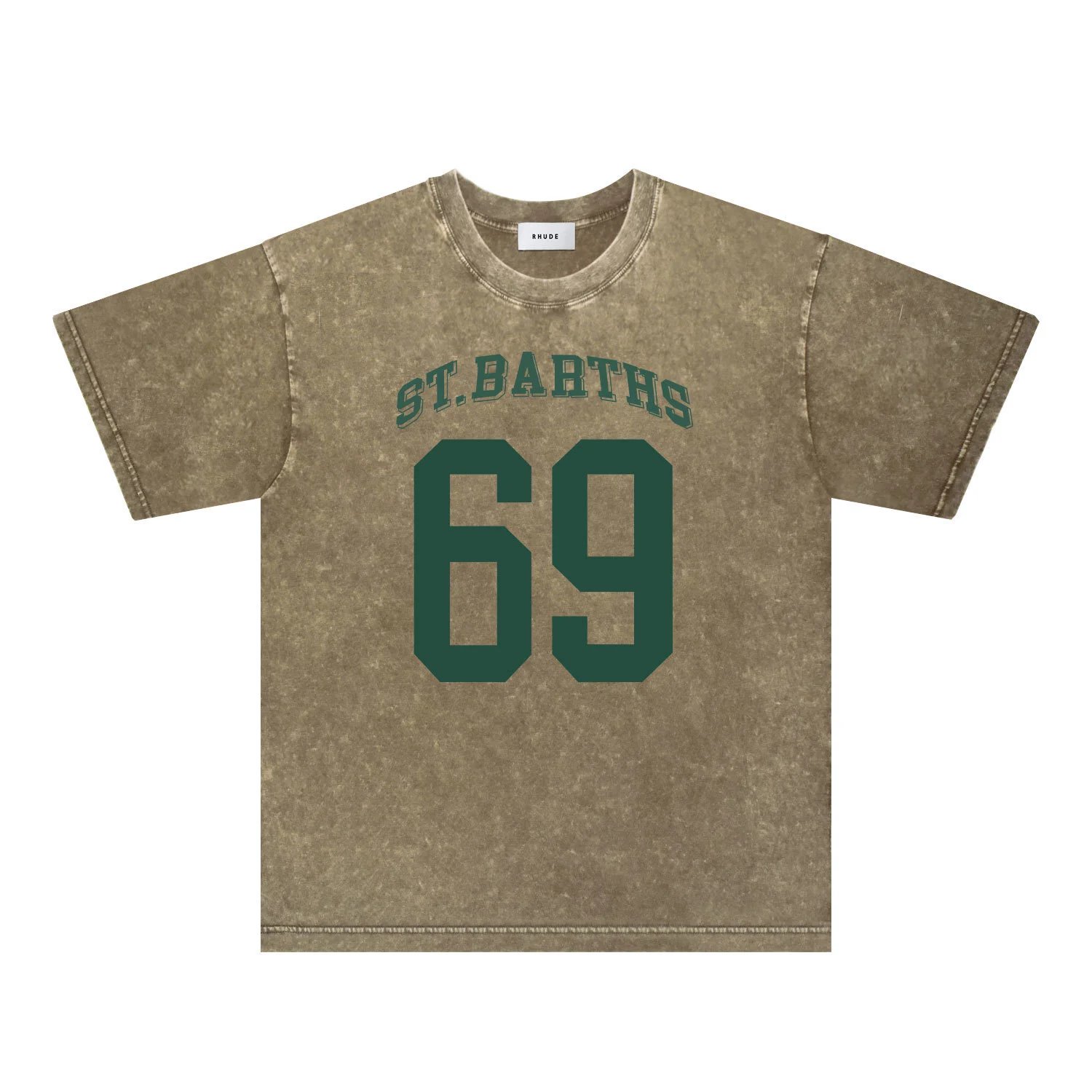 Rhude T-Shirts Oversized Graphic T-Shirt — 4#
