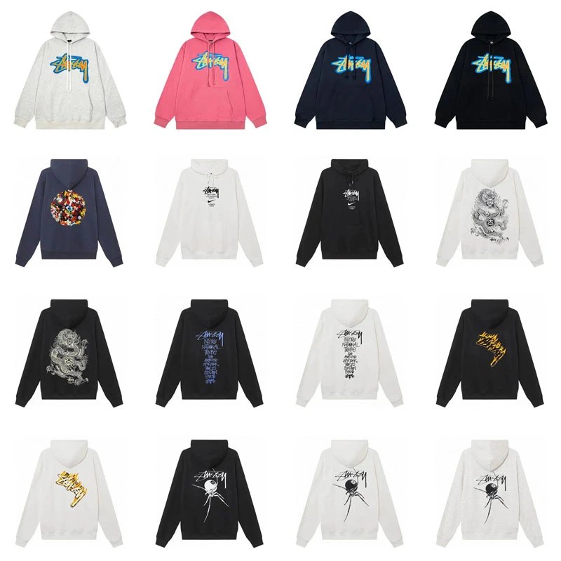 Stussy Graphic Hoodie in Various Colors and Styles