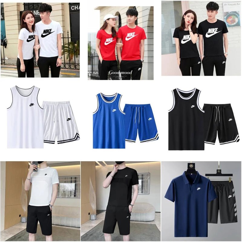 Nike T-Shirt/Shorts Sets [40 s