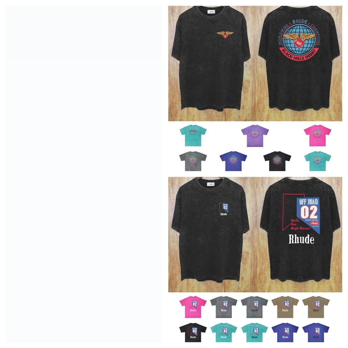 Rhude Black Hills Derby / Off 