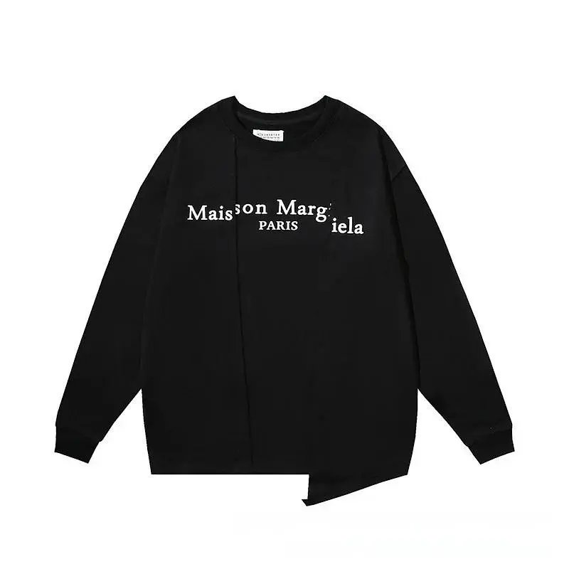 Black Asymmetrical Crew Neck 17