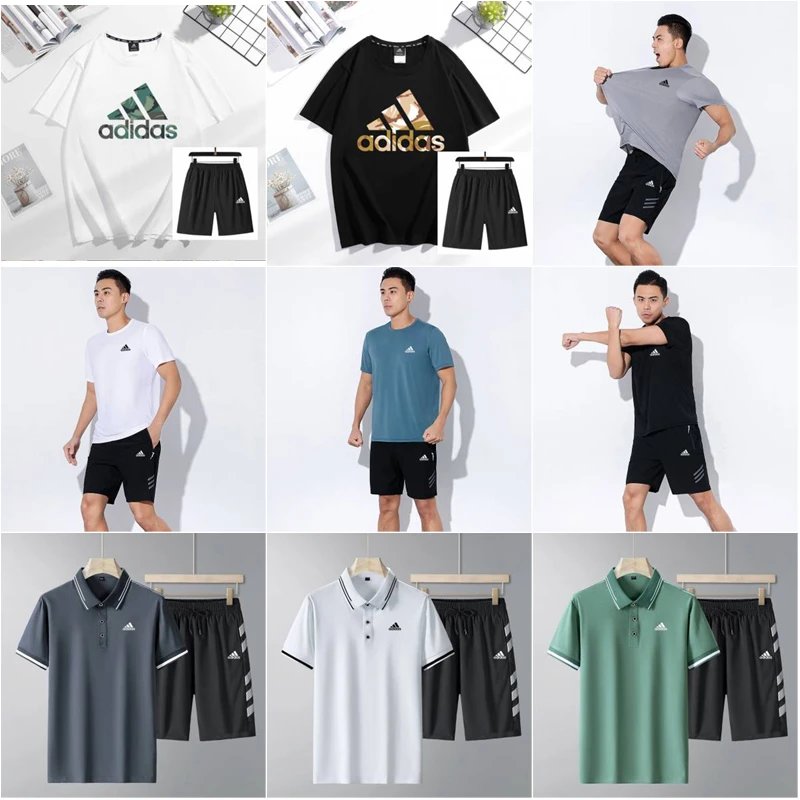 Adidas T-Shirt/Shorts Sets [39