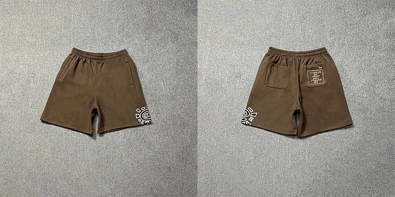 Corteiz x Digital Pioneer Olive Cargo Shorts