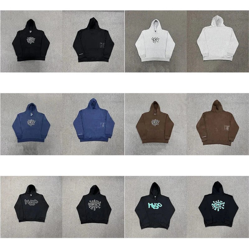 Hugo Black Hoodie with Front Logo Design