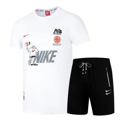 Nike x NBA All-Star 2023 Graphic T-Shirt and Shorts Set White/Black