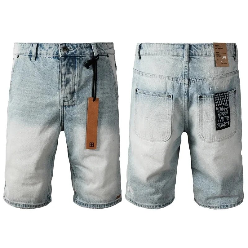 Ksubi Shorts Distressed graphic denim — K39