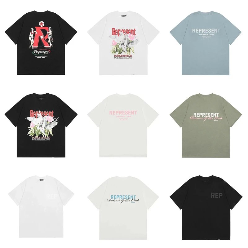 Represent Club Graphic Print T-Shirts in Various Colors
