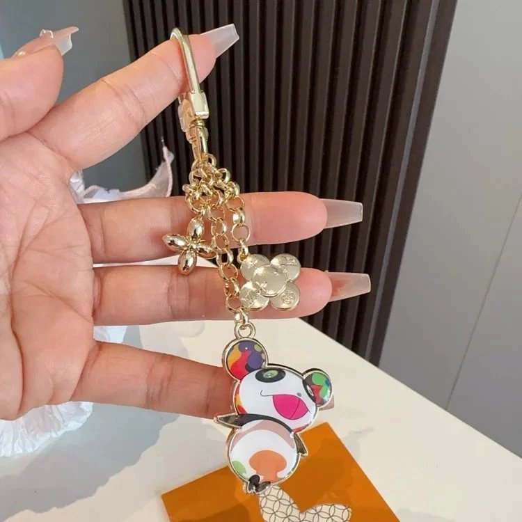 Takashi Murakami x Louis Vuitton Panda Keychain Multicolor Accessories