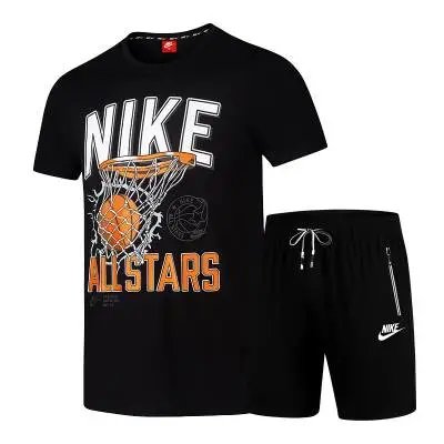 Nike All-Stars Graphic T-Shirt and Shorts Set Black