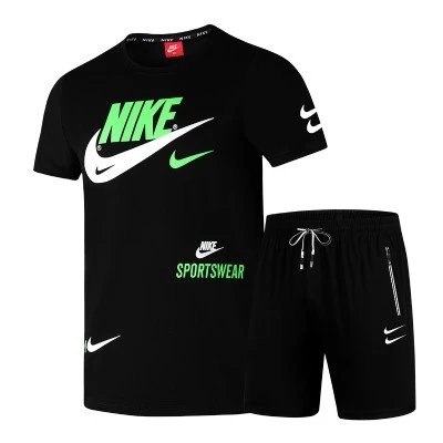 Nike Sportswear Graphic T-Shirt and Shorts Set Black