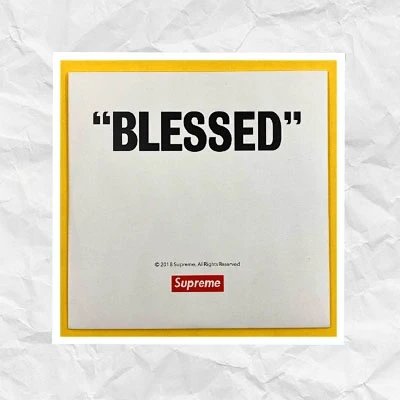 Supreme SS18 FW Blessed DVD Disc Photobook Trendy Accessory Friends & Family Exclusive Real Photo