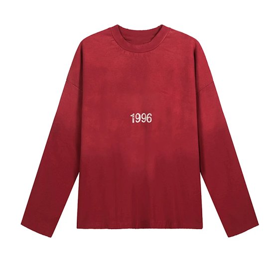 Long Sleeve T-Shirt with Vintage Logo Letter Print