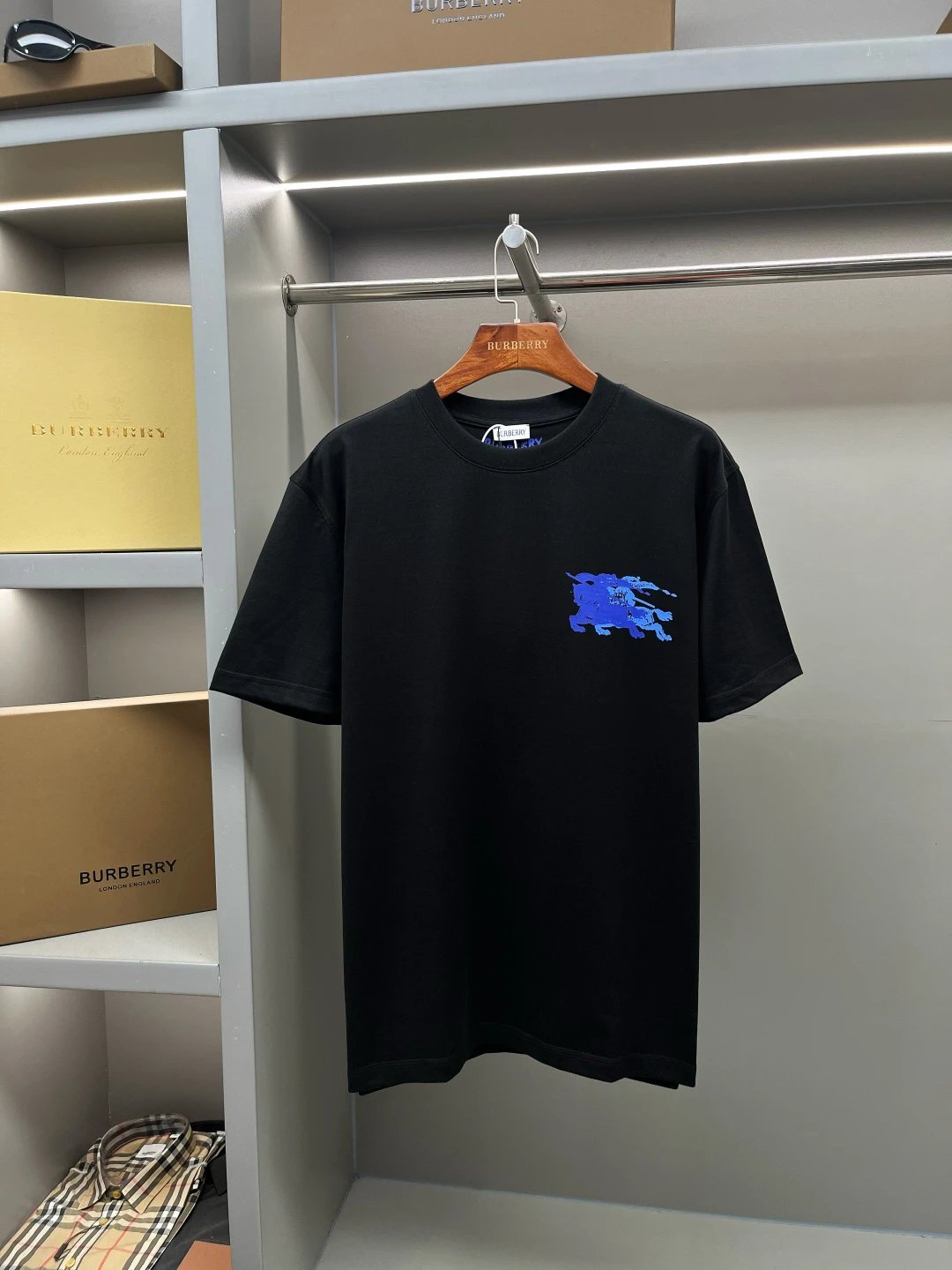 Burberry EKD Emblem Tee Black Blue