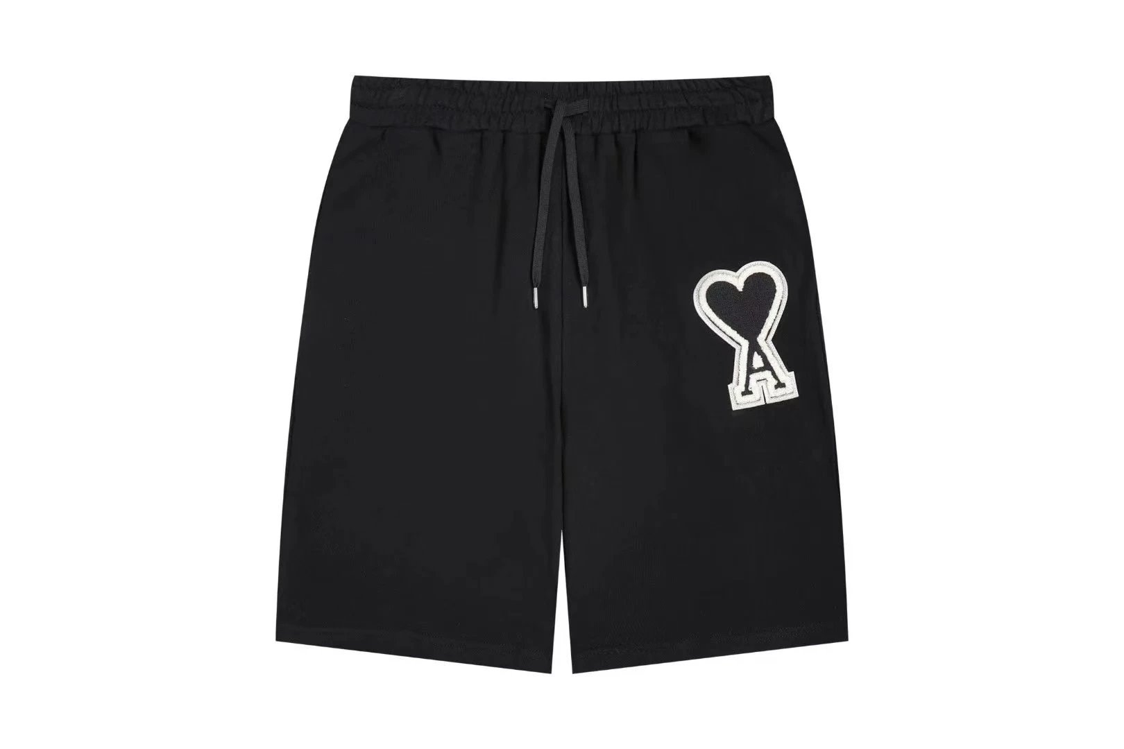 AMIIDM AMIIDM Black Heart Logo Shorts Black