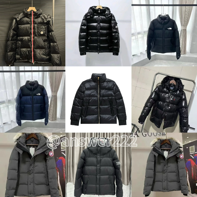Moncler, The North Face, Canad