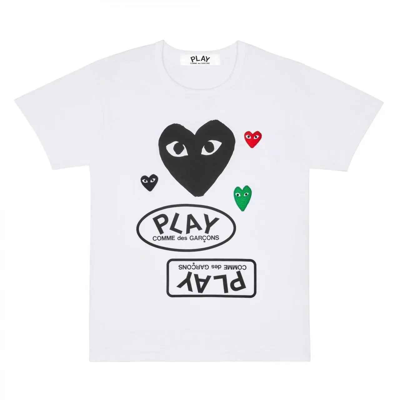 Comme des Garçons Comme des Garçons PLAY White Heart Logo T-Shirt White
