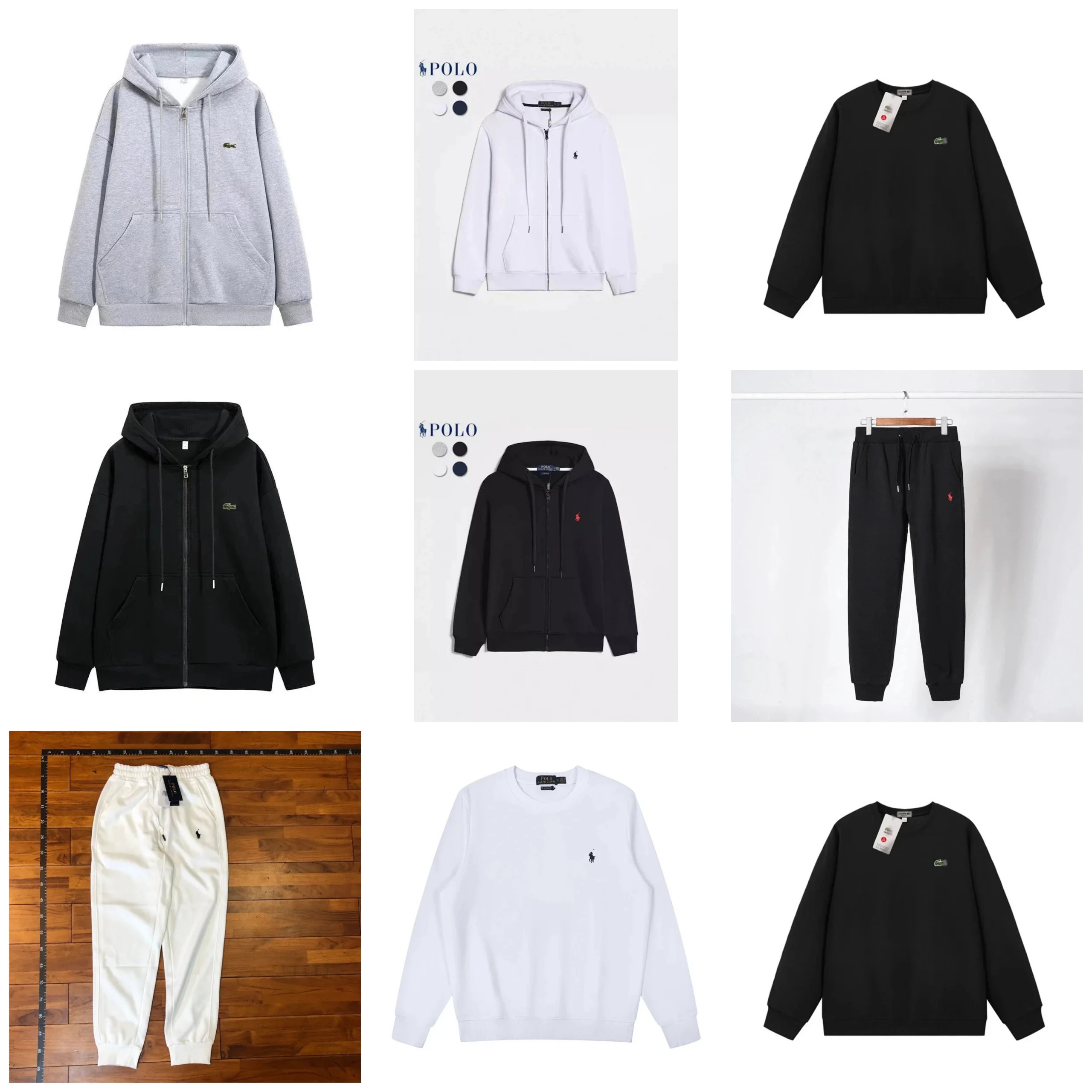 Sweatshirt men's casual pure cotton solid color embroidery 1