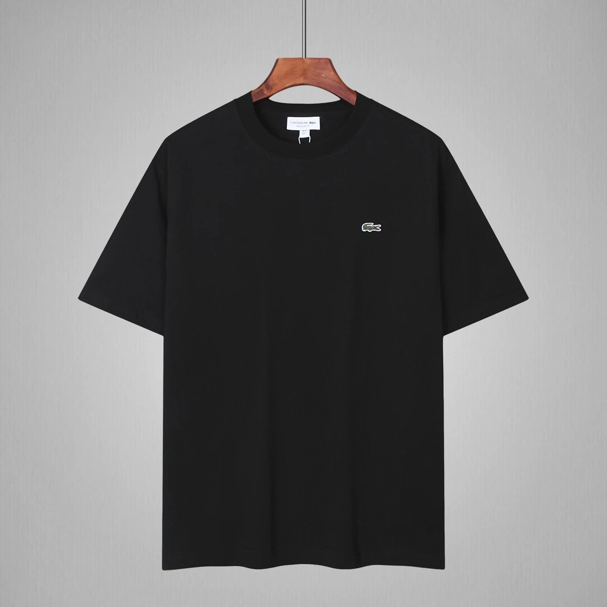 Lacoste T-Shirts Loose-fit crew-neck T-shirt with crocodile chest logo image 4