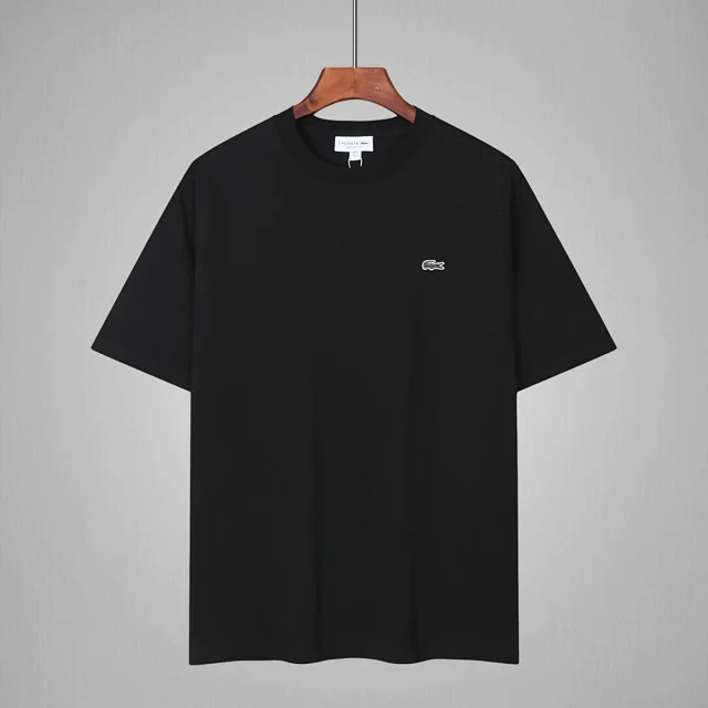 Lacoste T-Shirts Loose-fit crew-neck T-shirt with crocodile chest logo product detail image 4