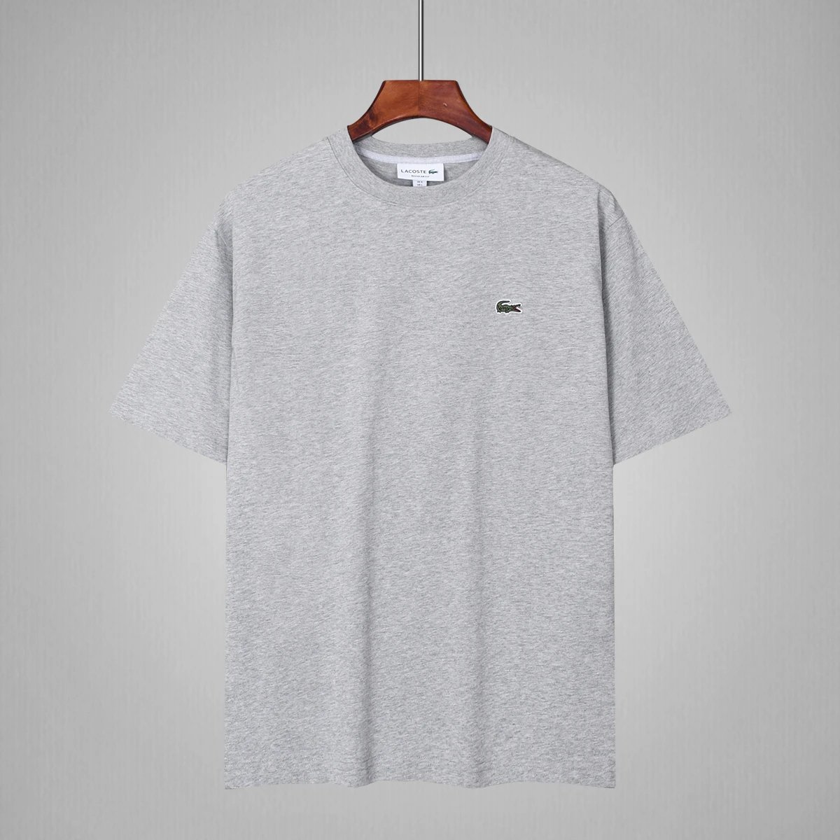 Lacoste T-Shirts Loose-fit crew-neck T-shirt with crocodile chest logo image 2