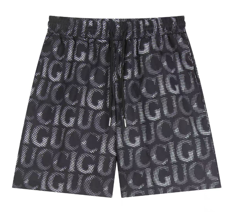 Gucci GG Monogram Print Beige Shorts with Web Stripe and Logo Patch - 9