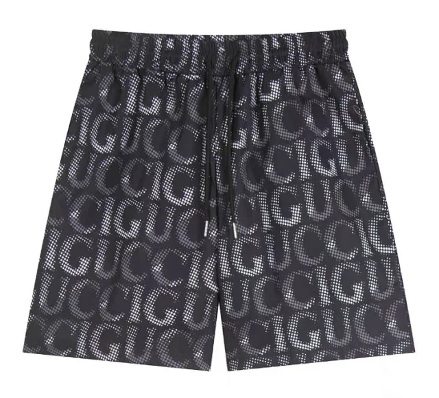 Gucci Shorts GG Monogram and Logo Print product detail image 8