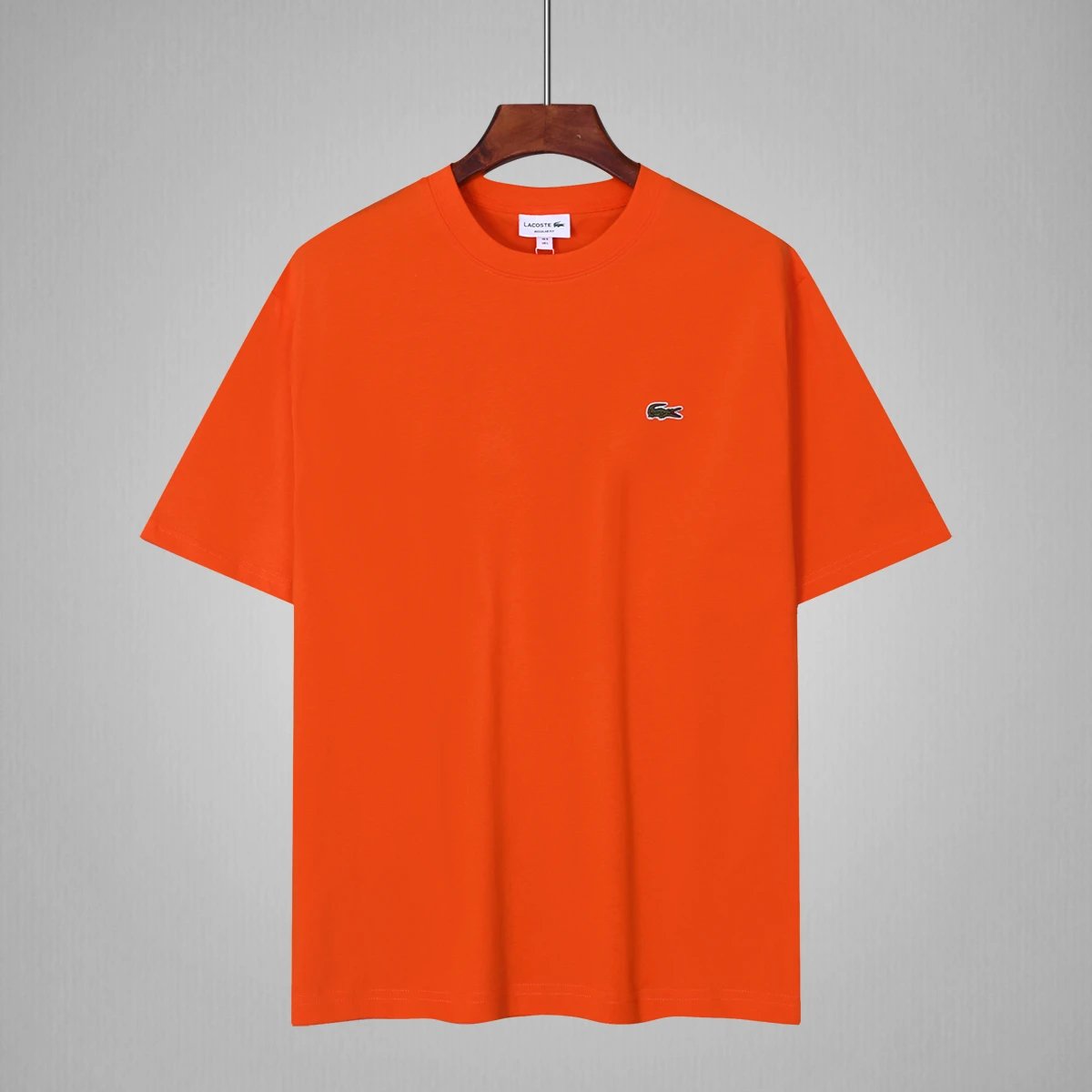 Lacoste T-Shirts Loose-fit crew-neck T-shirt with crocodile chest logo image 6