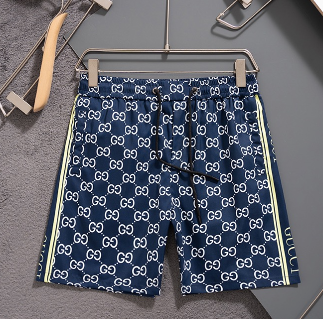 Gucci Shorts GG Monogram and Logo Print — 12