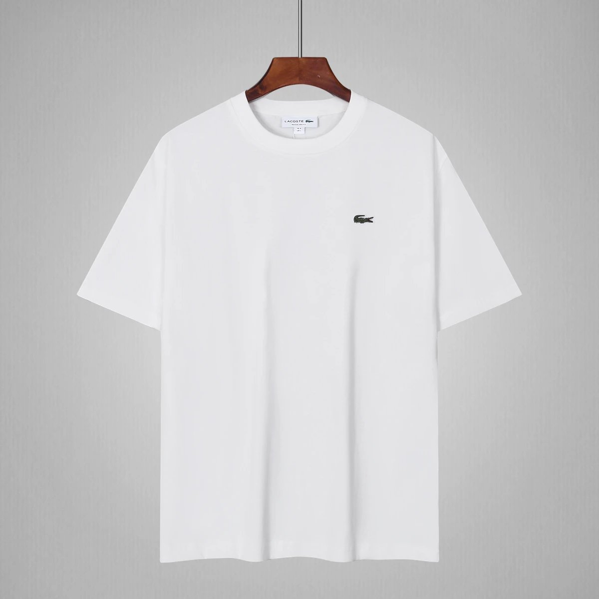 Lacoste T-Shirts Loose-fit crew-neck T-shirt with crocodile chest logo image 7