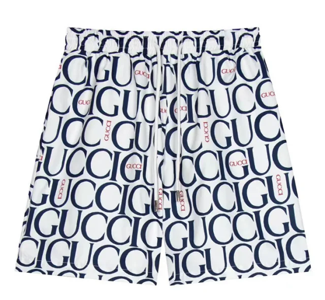 Gucci Shorts GG Monogram and Logo Print product detail image 5