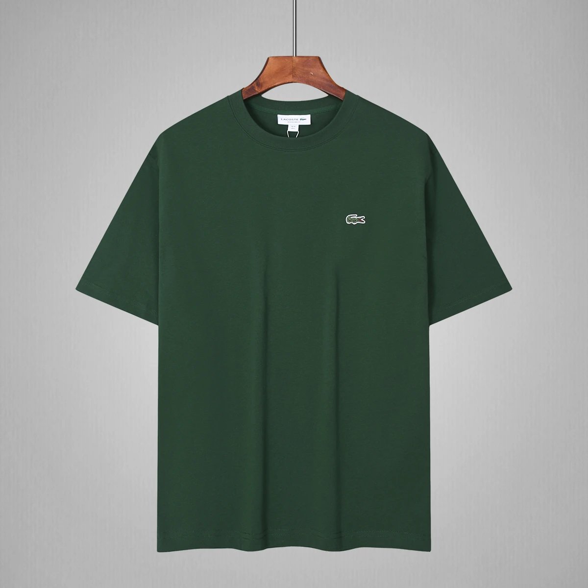 Lacoste T-Shirts Loose-fit crew-neck T-shirt with crocodile chest logo image 8