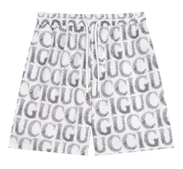 Gucci Shorts GG Monogram and Logo Print product detail image 7