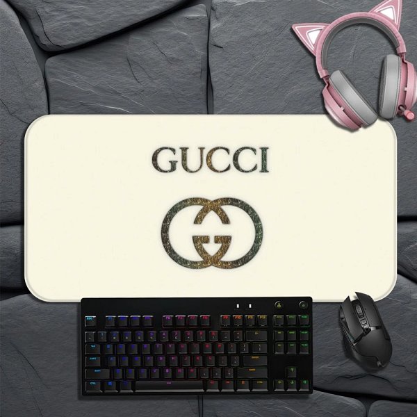 Gucci GG Logo Mouse Pad Cream Computer Accessories product listing in Litbuy spreadsheet finds