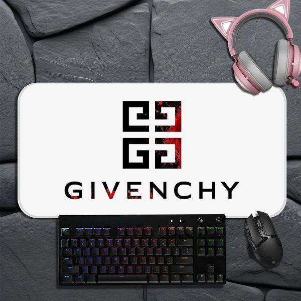 Givenchy 4G Logo Mousepad White Red Black Computer Accessories product listing in Litbuy spreadsheet finds