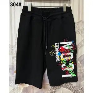 DSQUARED2 Logo Print Black Shorts - 11