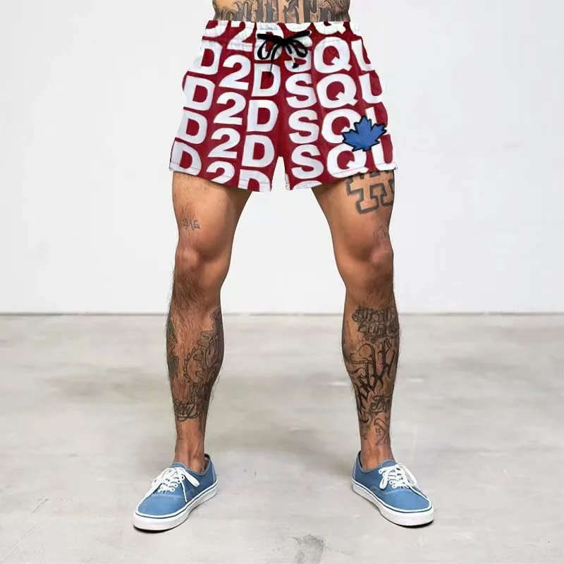 Dsquared2 Icon Print White Shorts - 14