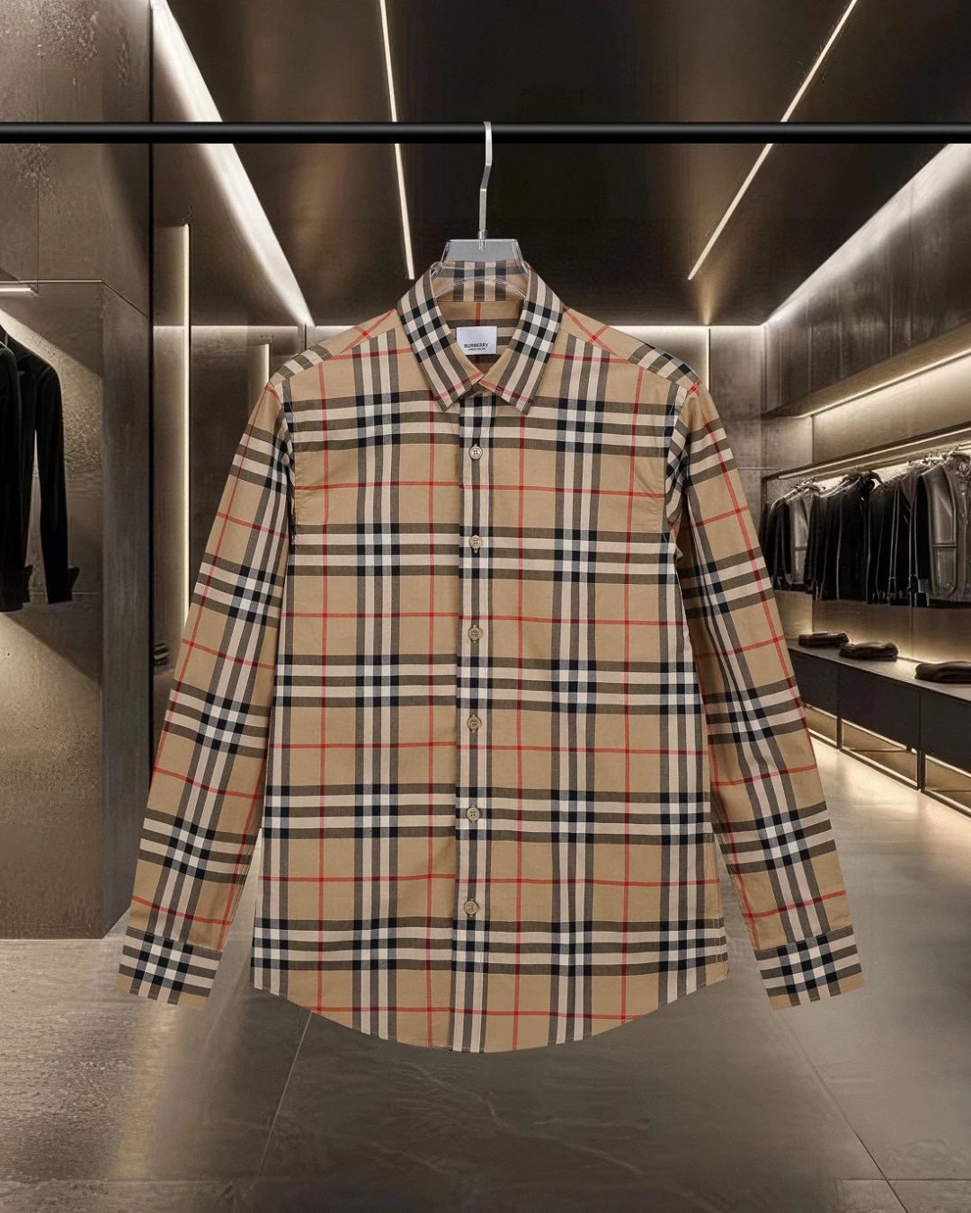 Burberry Vintage Check Short-Sleeve Shirt Beige Multicolor - 10