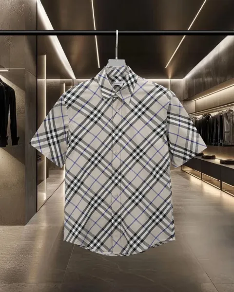 Burberry Vintage Check Short-Sleeve Shirt Beige Multicolor - 17