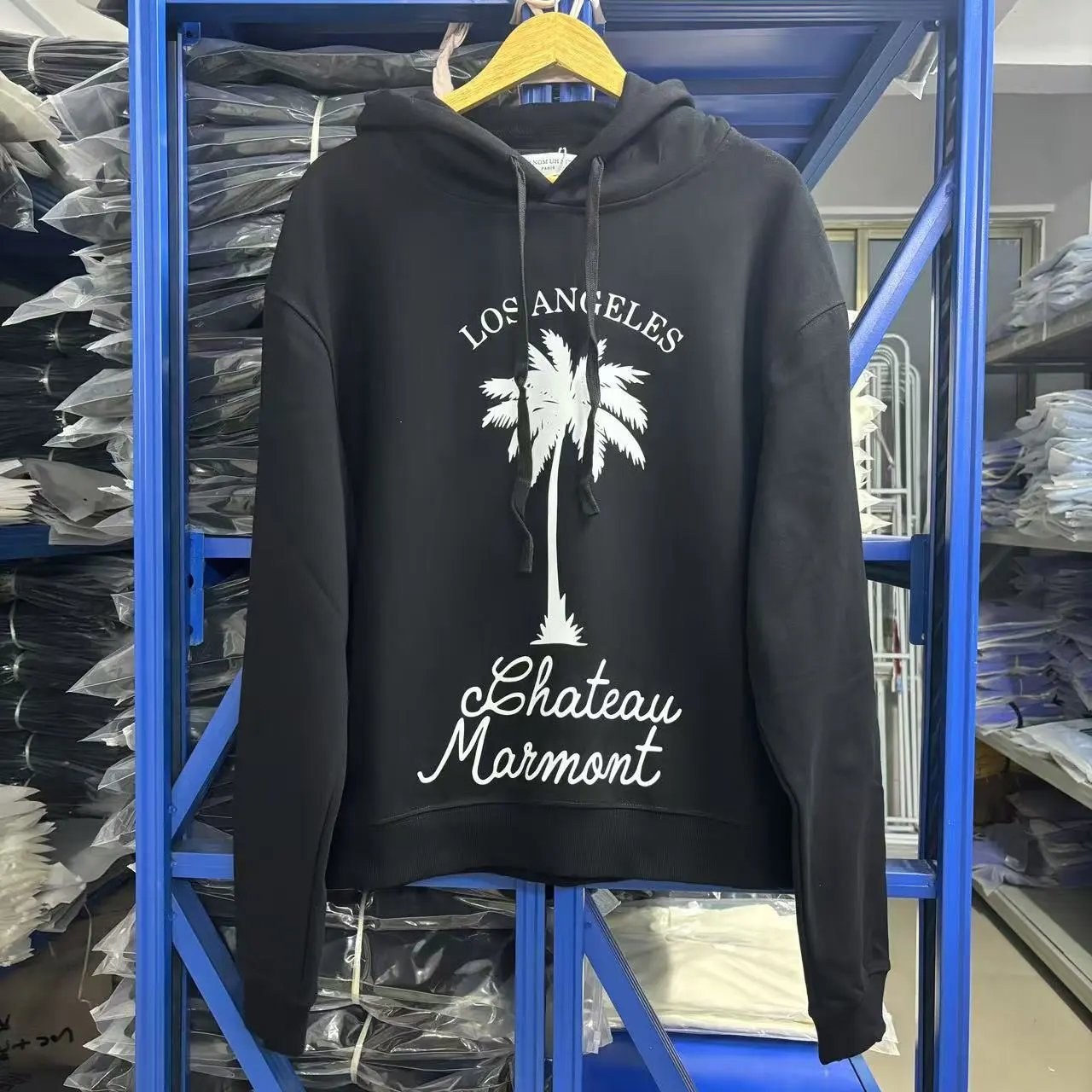 Design Runway Division Open Casting Black Hoodie - 8