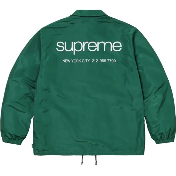 Supreme Coach Jacket Forest Green Outerwear - 1